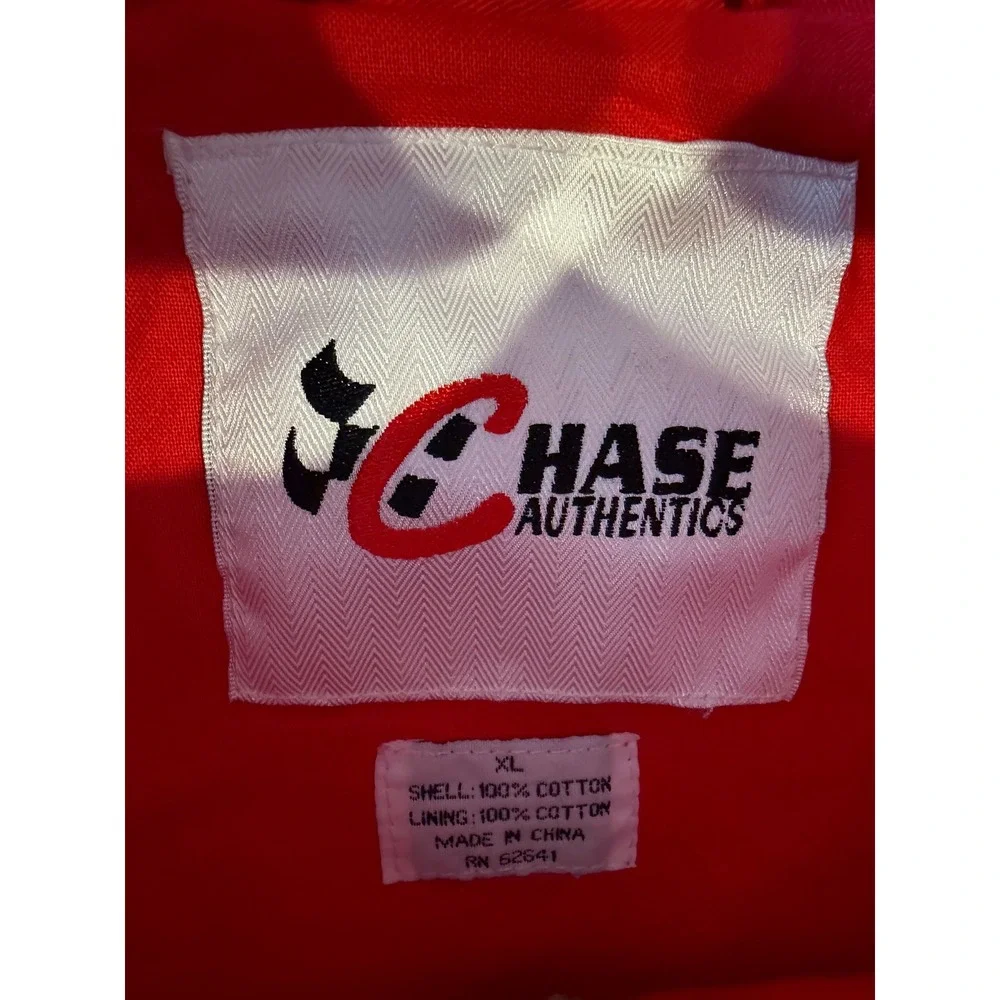 Chase Authentics Jeff Gordon 24 DuPont NASCAR Racing Jacket Red Yellow Blue XL
